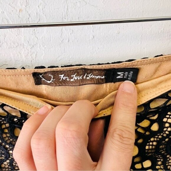 For Love and Lemons Lace Layered Skirt Medium - Picture 8 of 10